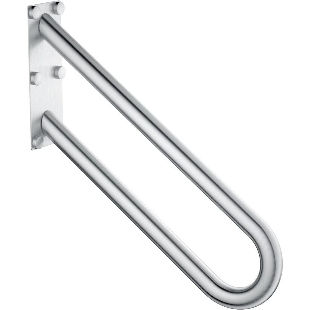 20" U-Shaped Handrail for Stairs (1-3 Steps)‎ | Stainless Steel Grab Bar